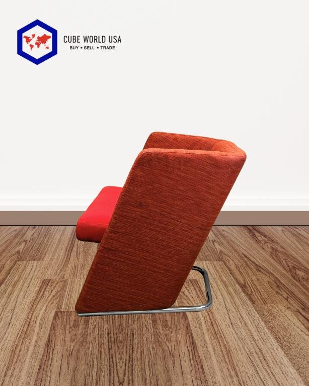 Keilhauer Talk 8701 Red Mid Back Lounge Chair