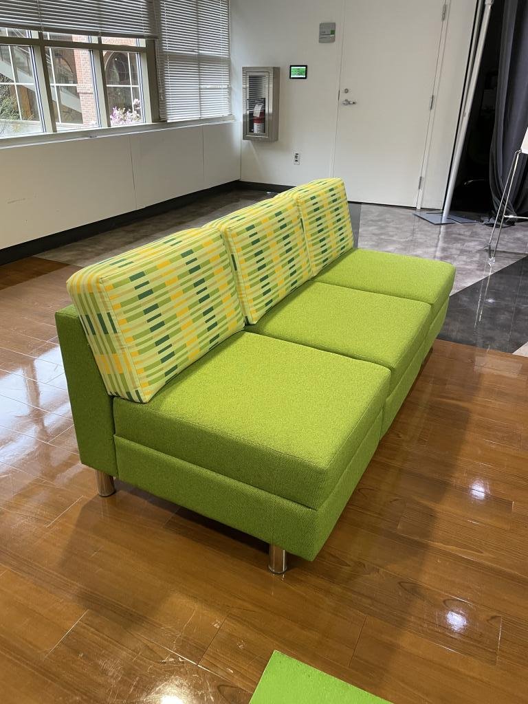 Global Green modular lounge sofa chairs.