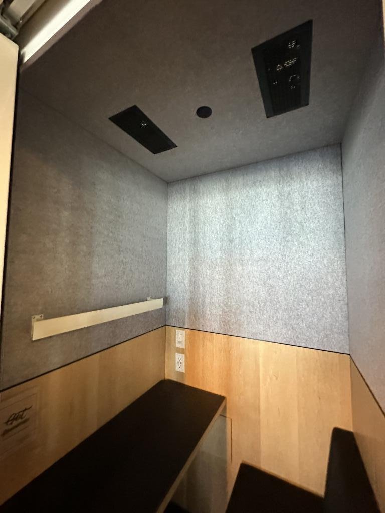 White Acoustic Privacy/Phone Booths 47x47x92