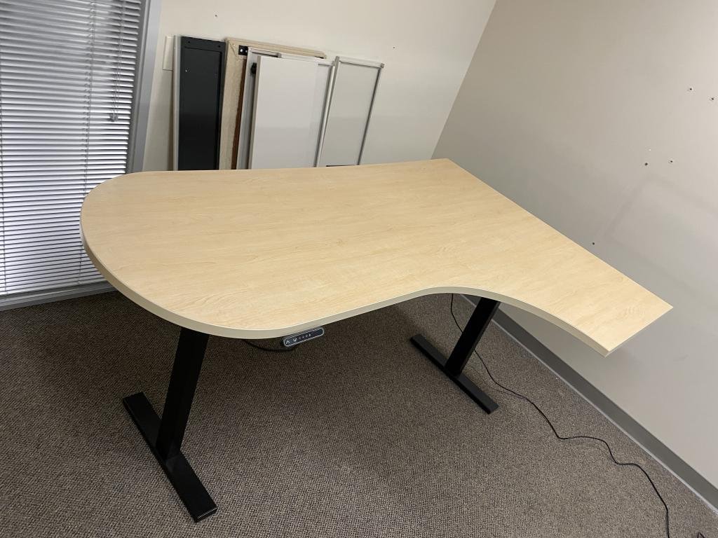 Linak DF2 Black Height Adjustable Desk Base