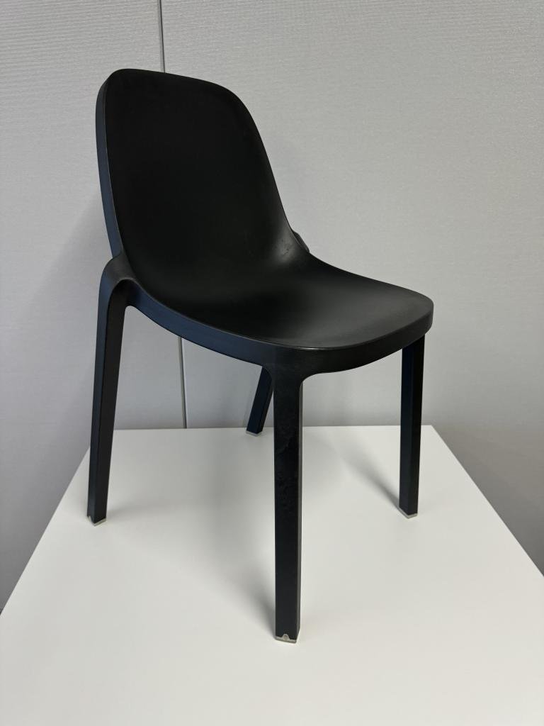 Emeco & Starck Broom black stacking chairs