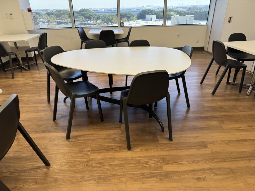 Emeco & Starck Broom black stacking chairs