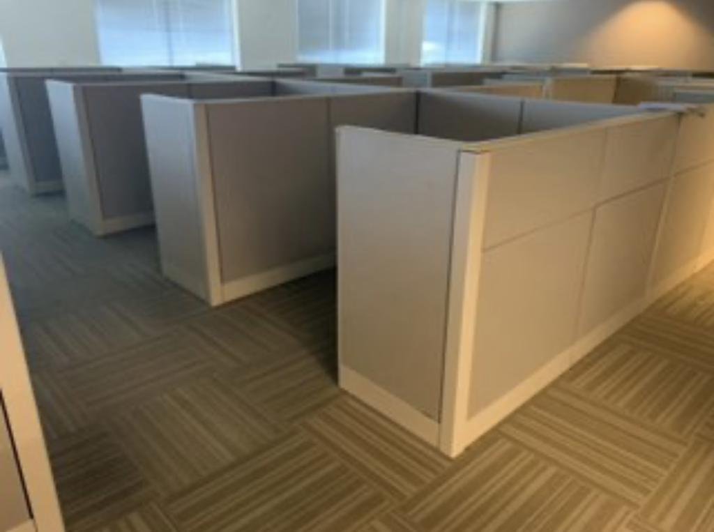 Knoll Dividend 6x6 @49inT grey & white modern
