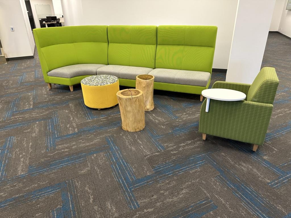OFS Green High Back Modular Lounge Seating