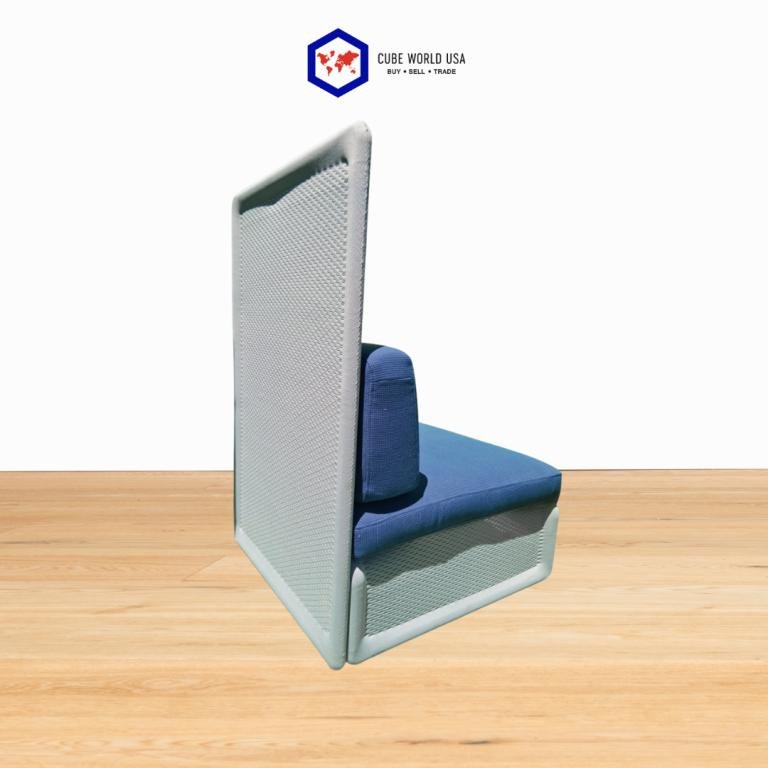 Steelcase Coalesse Blue Lounge With Screen