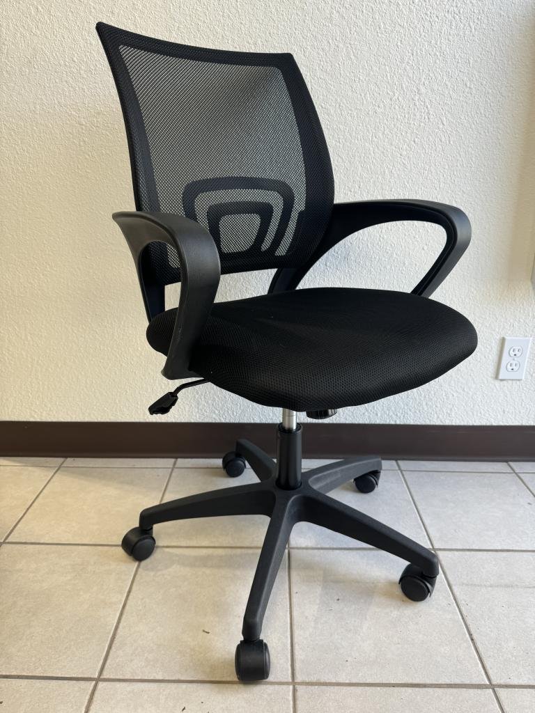 OFS simple black mesh back with tilt lock
