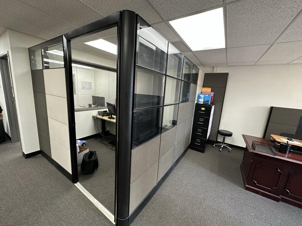 Herman Miller Ethospace Black 86"T With Glass