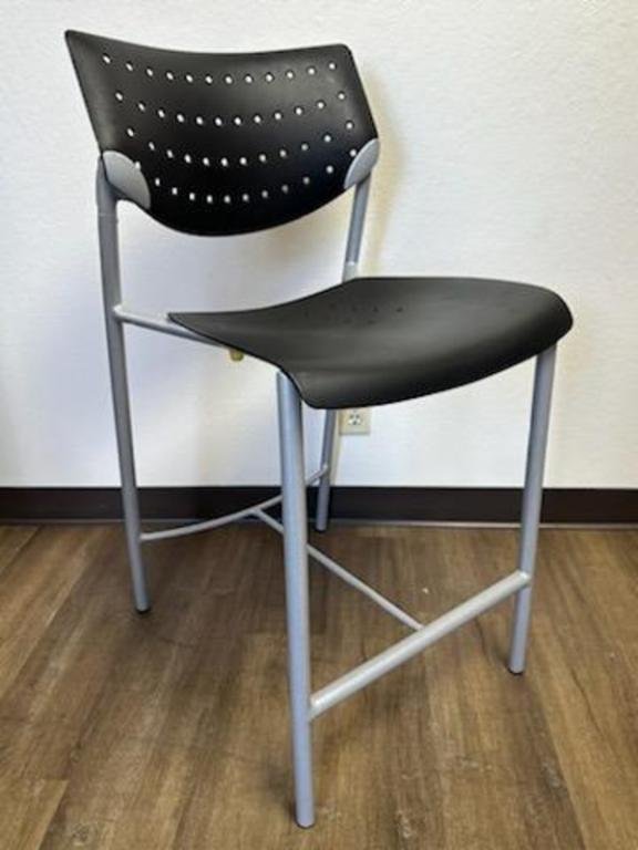 Keilhauer black Perforated Stool metal base