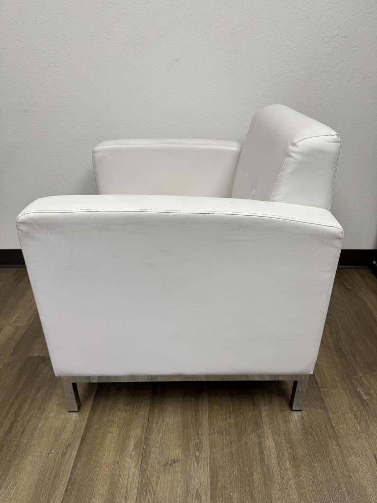 OFS Commercial Club Chair Tuxedo White