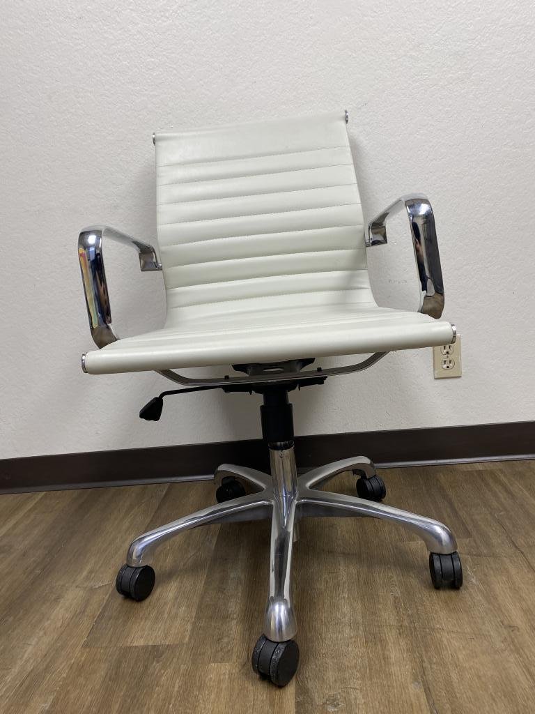 OFS chrome based chairs Eames Styled