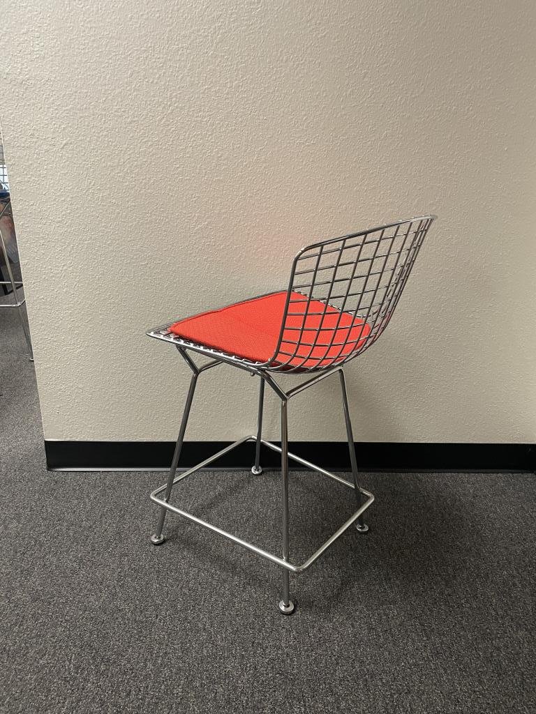Vitra Chrome Wire Chair with Mid Back