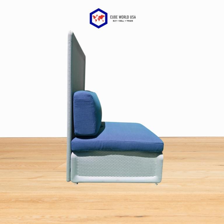 Steelcase Coalesse Blue Lounge With Screen