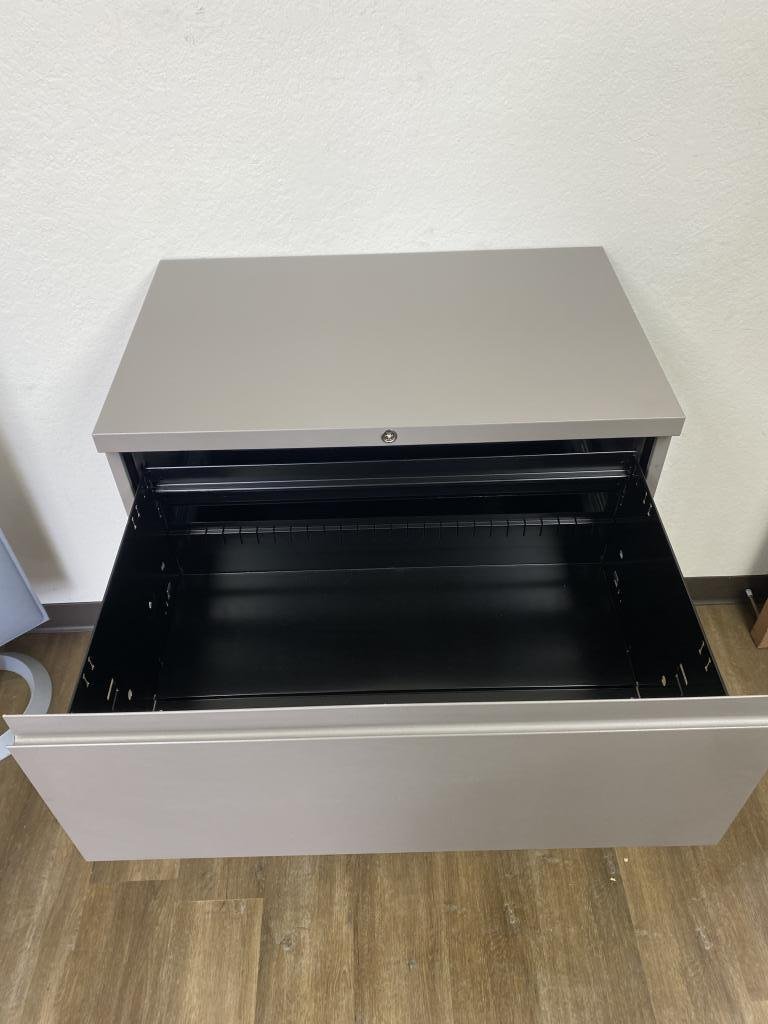 Steelcase three drawer lateral file cabinet