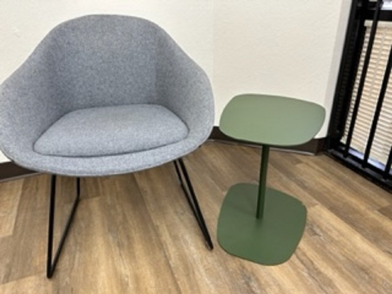 Davis Sage Green Accent table Metal 18x18