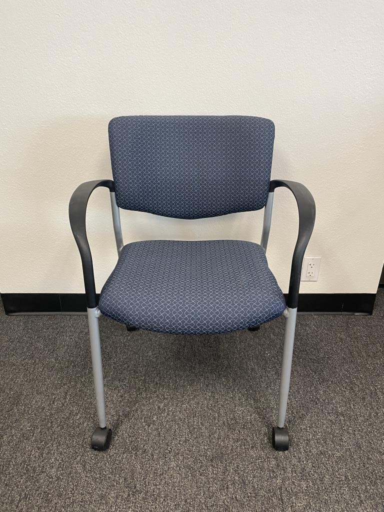 Trendway Blue Stackable on Casters